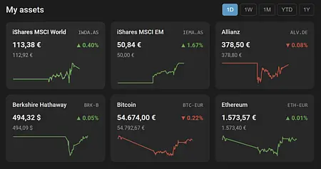 Screenshot Easy Stocks v0.2.3