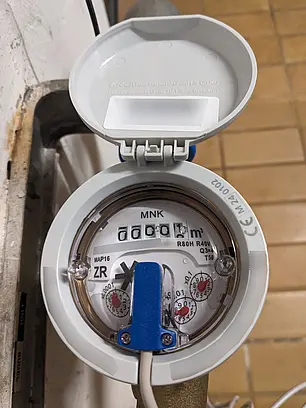 Wasserzähler mit Reedkontakt