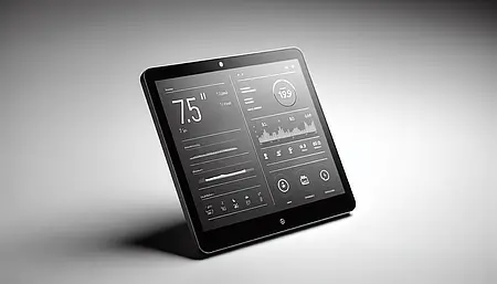 Symbolbild ePaper Display mit Home Assistant Dashboard