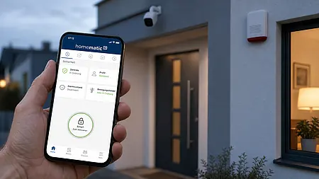 Homematic IP Alarmsystem: Neues Dashboard bündelt Kameras, Sirenen und Sensoren
