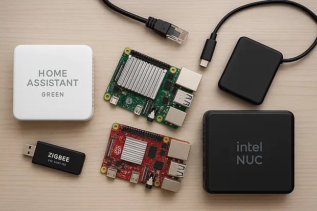 Verschiedene Hardware Devices für Home Assistant