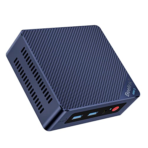 Beelink S12 Pro Mini PC, Intel Alder Lake-N100 Prozessor (bis zu 3.60GHz) 25W TDP Mini Computer, 16GB RAM 500GB SSD Office Mini Desktop PC Windows 11 Home, 4K Dual HDMI, WiFi 6, BT5.2, RJ45 2.5G