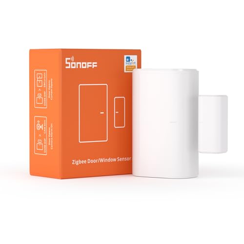 SONOFF SNZB-04P Zigbee tür und fenstersensor,intelligenter Fenster- und türkontakt Alarmanlage,Erfordert Zigbee Hub,Smart Home türsensor kompatibel mit Alexa und Google Assistant,Intelligente Szenen