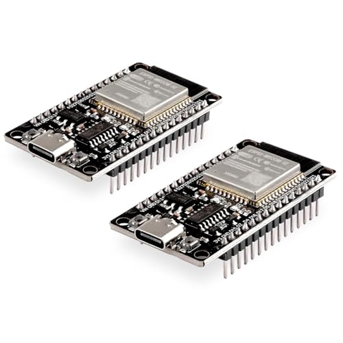 diymore 2 Stücke für ESP32 Nodemcu Development Board für ESP32 NodeMCU Module USB C 2.4 GHz WLAN WiFi Bluetooth CH340 Chip