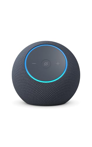 Amazon Echo Dot Max (neueste Generation), Lautsprecher mit raumfüllendem Klang und integriertem Smart-Home-Hub, Graphit, mit Alexa+ Early Access