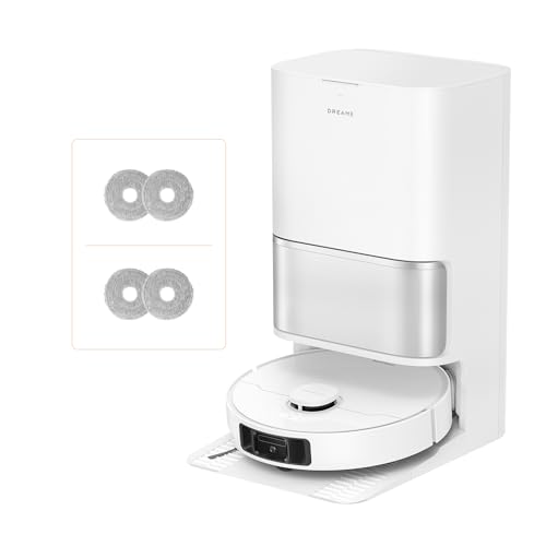 DREAME L10s Ultra Gen 3 Kit Saugroboter mit Wischfunktion mit einer Saugkraft von 25.000 Pa, Seitenbürste und Mopp ausfahrbar, selbstreinigende All-in-One-Dockingstation, Steuerung per App und Sprache