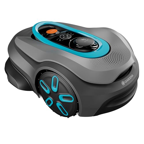 Gardena smart SILENO Sense 400 m² Mähroboter: Technologie ohne Begrenzungskabel, Mähen mit KI, Eingebaute Kamera (19941-20)