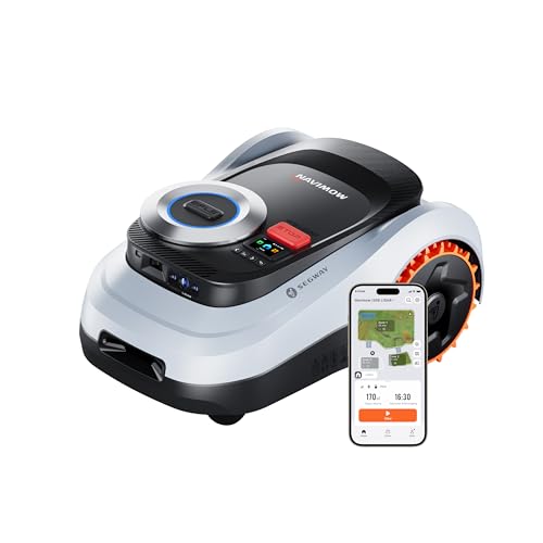 Segway Navimow i208 LiDAR Mähroboter ohne Begrenzungskabel für 800 m², bis 45% Steigung, Solid-State LiDAR + Vision, Auto. Kartieren, int. 4G, Ohne Drähte oder Antenne (Getrennt versandt Werden)