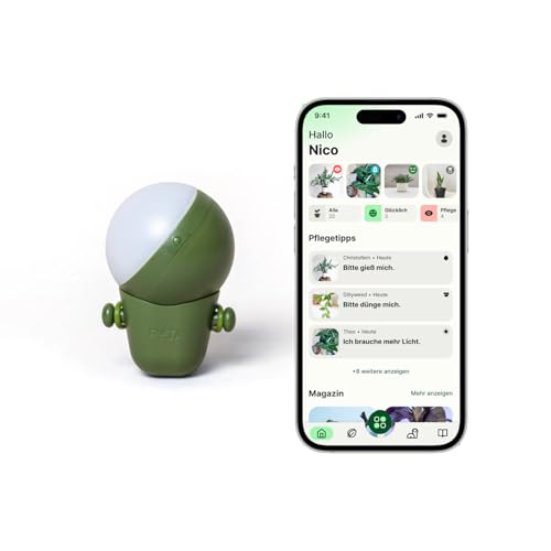 FYTA Sphere – Smarter Umweltsensor für Pflanzen | Misst pflanzenrelevantes Licht (PAR & DLI), Temperatur & Luftfeuchtigkeit | Für Pflanzengruppen, große Pflanzen & Growboxen